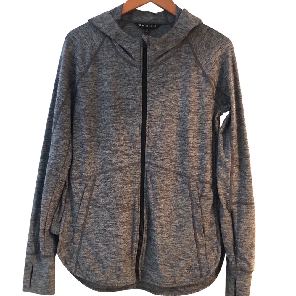 Athleta Hooded Full Zip Performance Tech Jacket - image 3